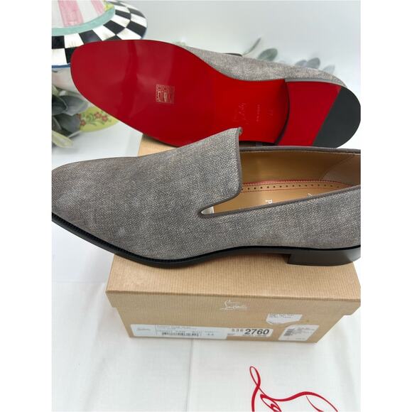 Men\'s Christian Louboutin Danny flex slip on loafers size 44 made in Italy main image 9